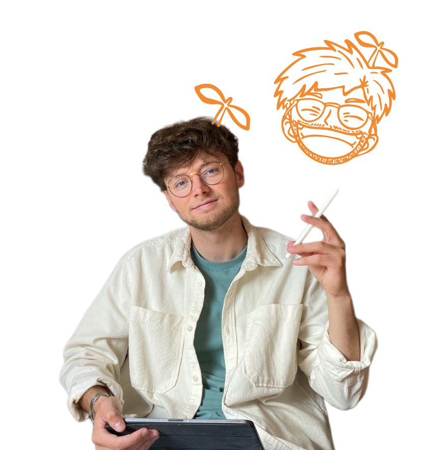 Alexandre - Designer graphique et fondateur Jeune Pousse Bertrix