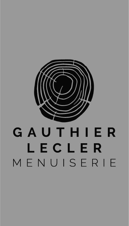 Logo Gauthier Lecler Menuiserie - Branding artisan local Ardenne
