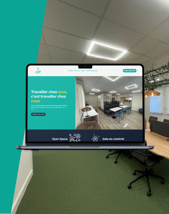 Site web BSpace - Création site internet coworking