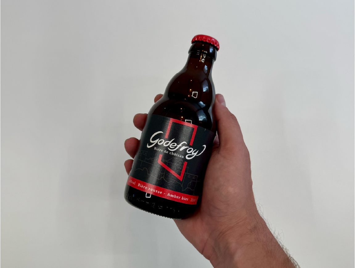 Bière Godefroy - Réalisation étiquette bière Jeune Pousse Bertrix