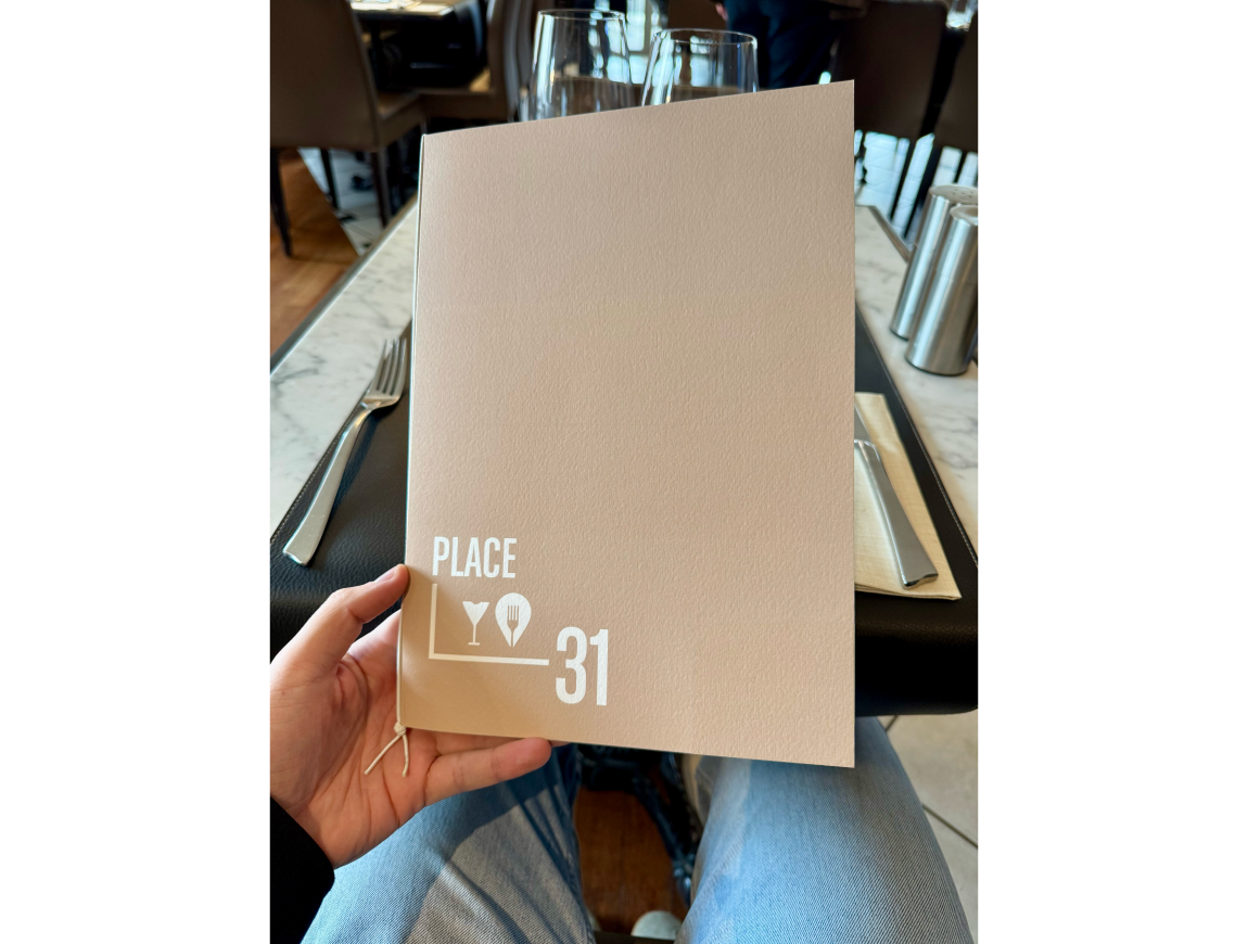 Place 31 - Réalisation menu restaurant Jeune Pousse Bertrix